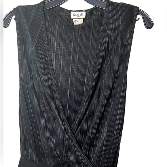 Koco & K London BodySuit Size 8 Black Sleeveless - Picture 2 of 6